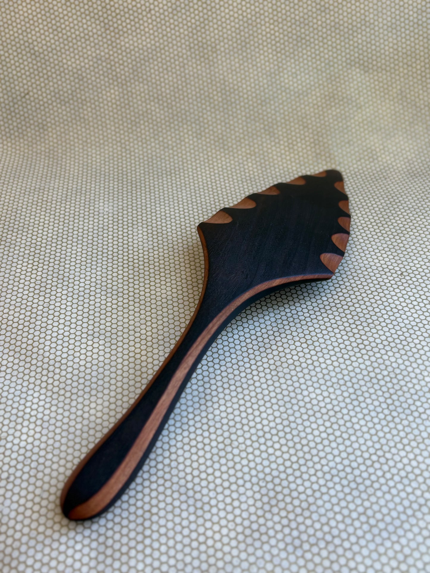 Jonathan's Spoons - Blackened Fluted Pie Server 11 inch