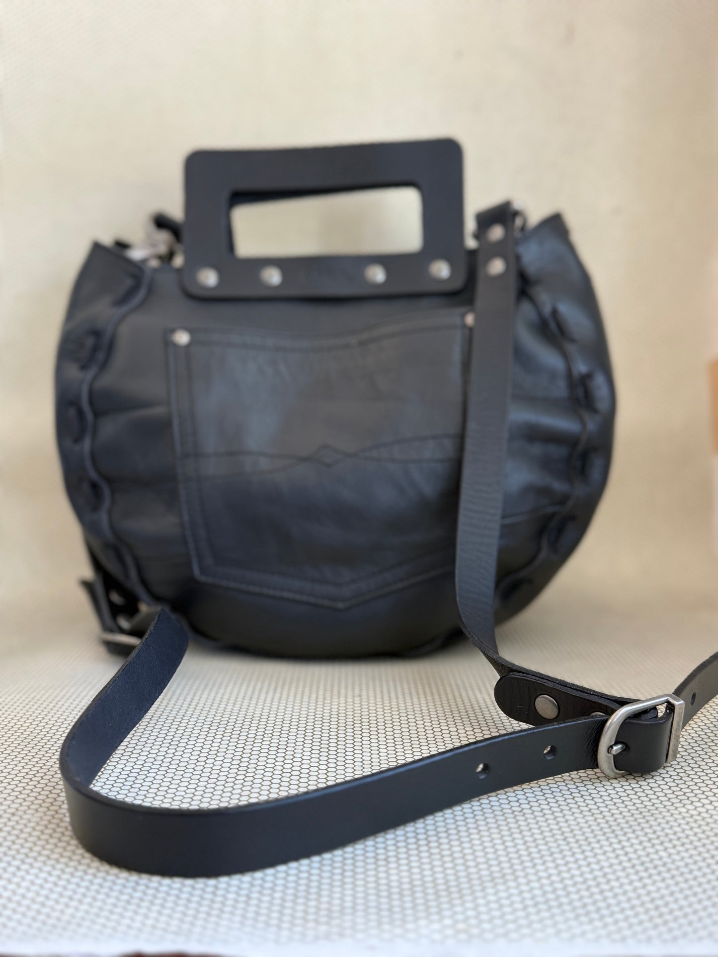 Dean Leather Accessories - Bag B03 Recycled Leather Bag