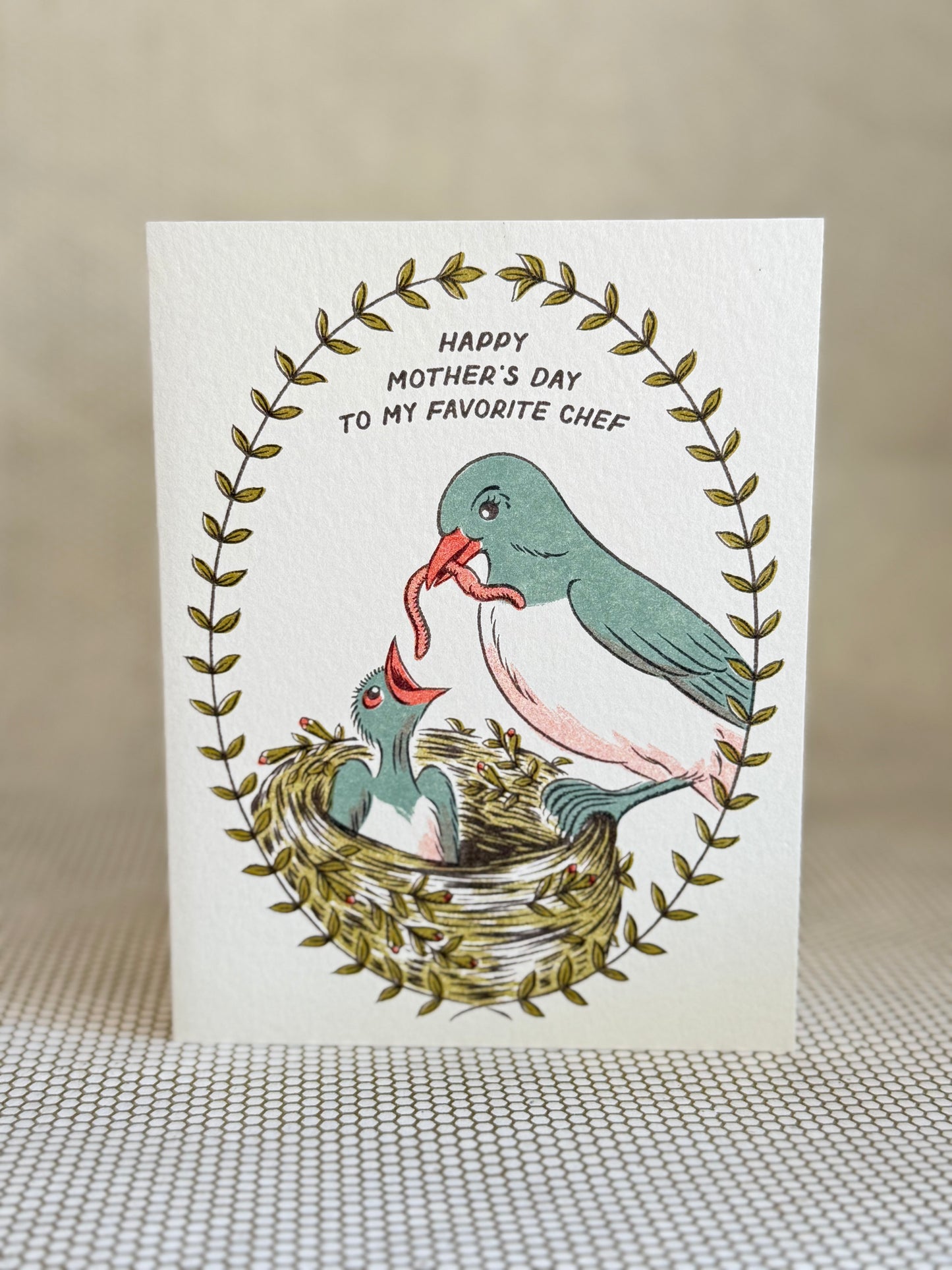 Wallflower Card - My favorite chef