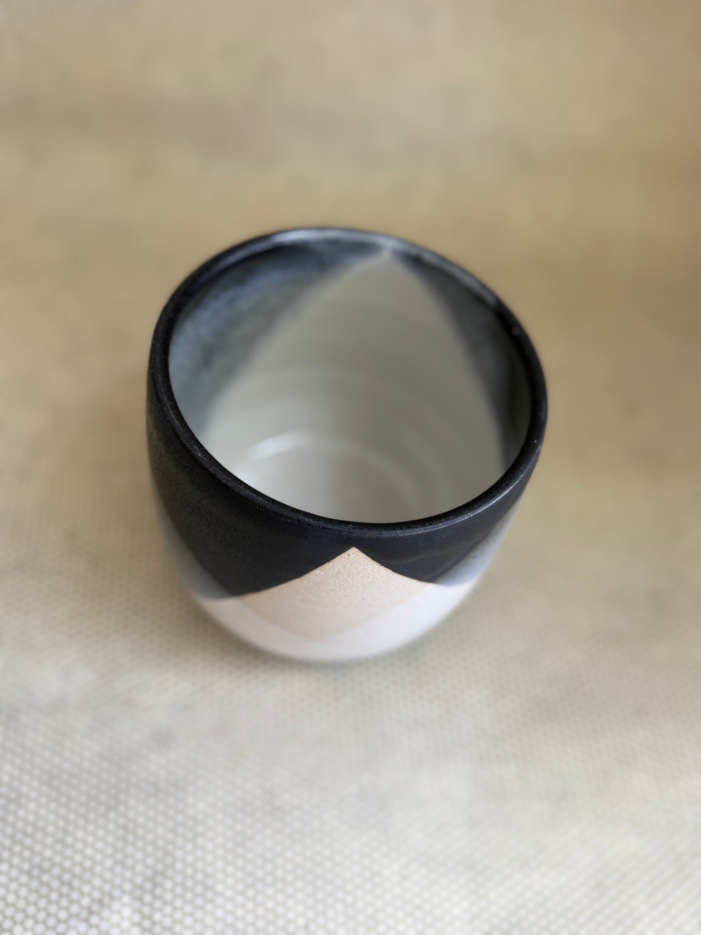 Fhar Ceramics - canister black and white