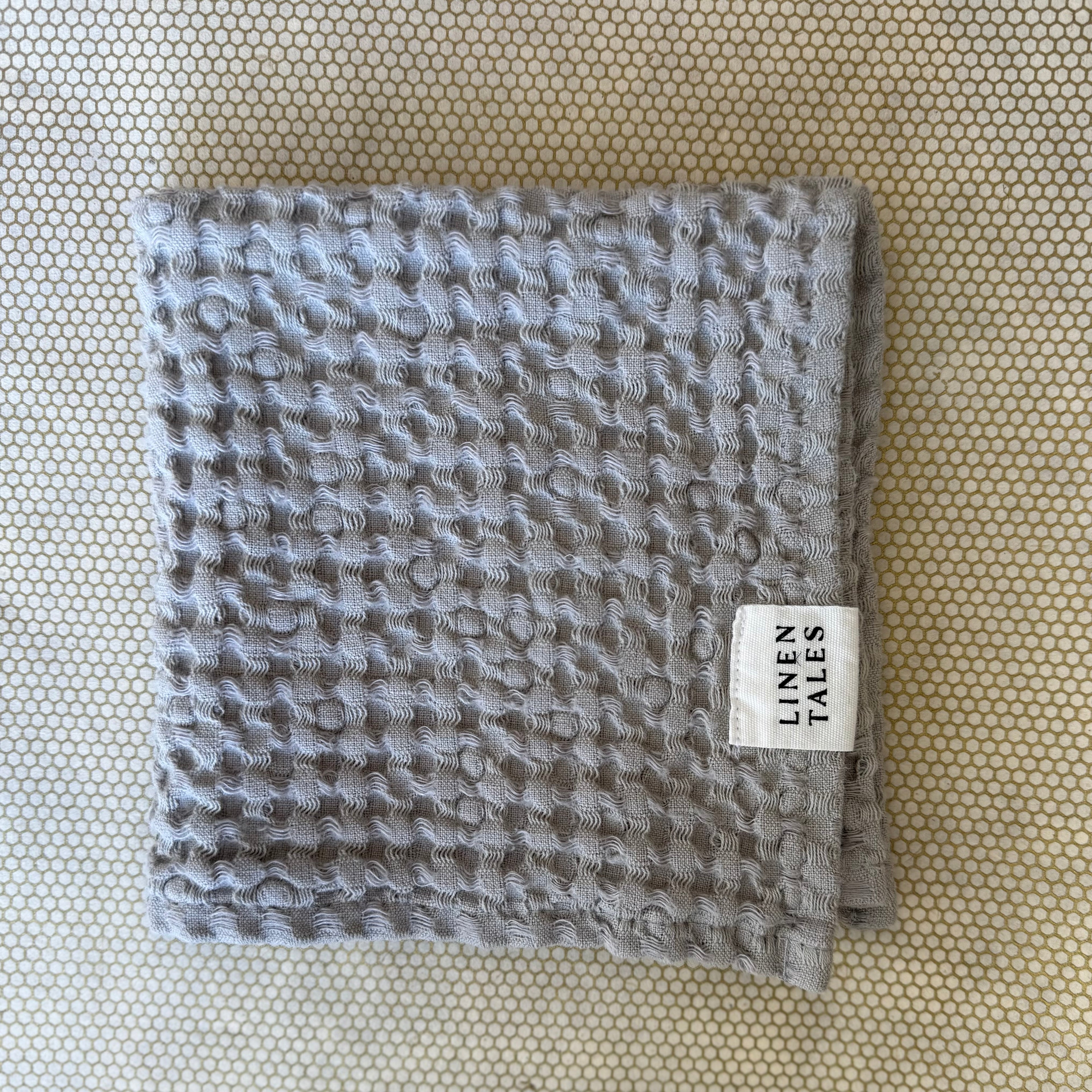Linen Tales- Linen & Cotton Honeycomb Waffle Hand Towels