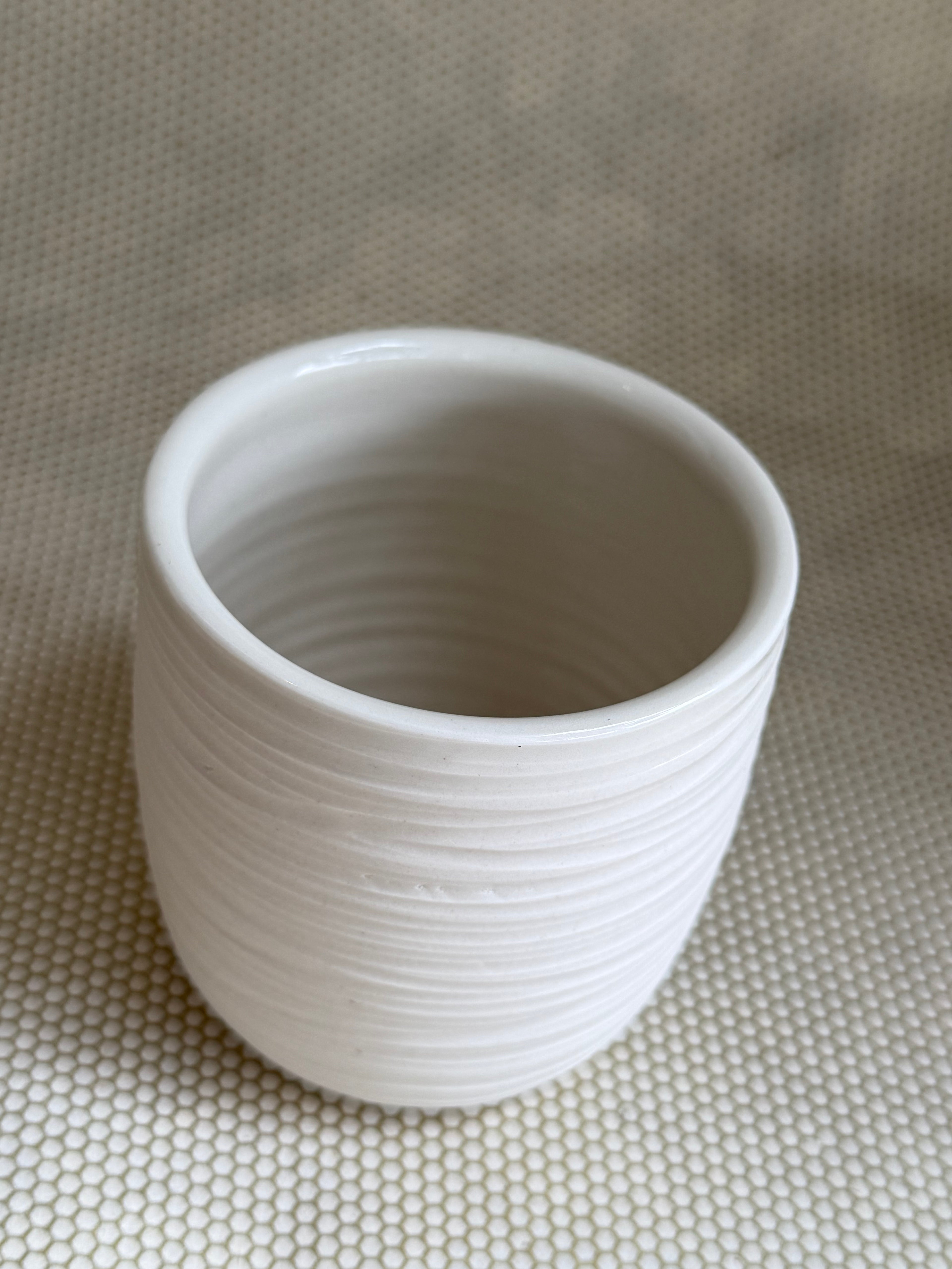 Fhar Ceramics - Porcelain Cup White