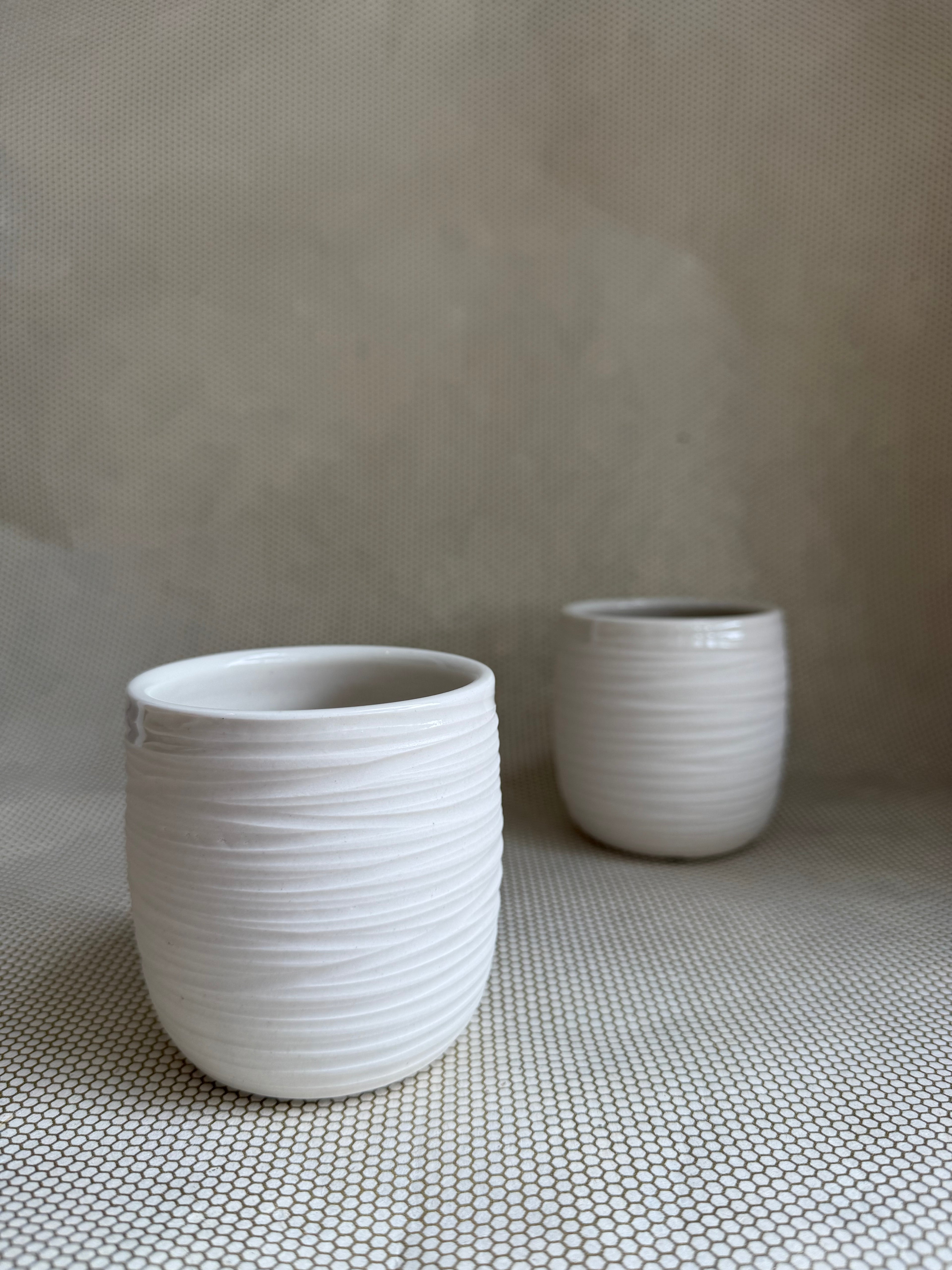 Fhar Ceramics - Porcelain Cup White