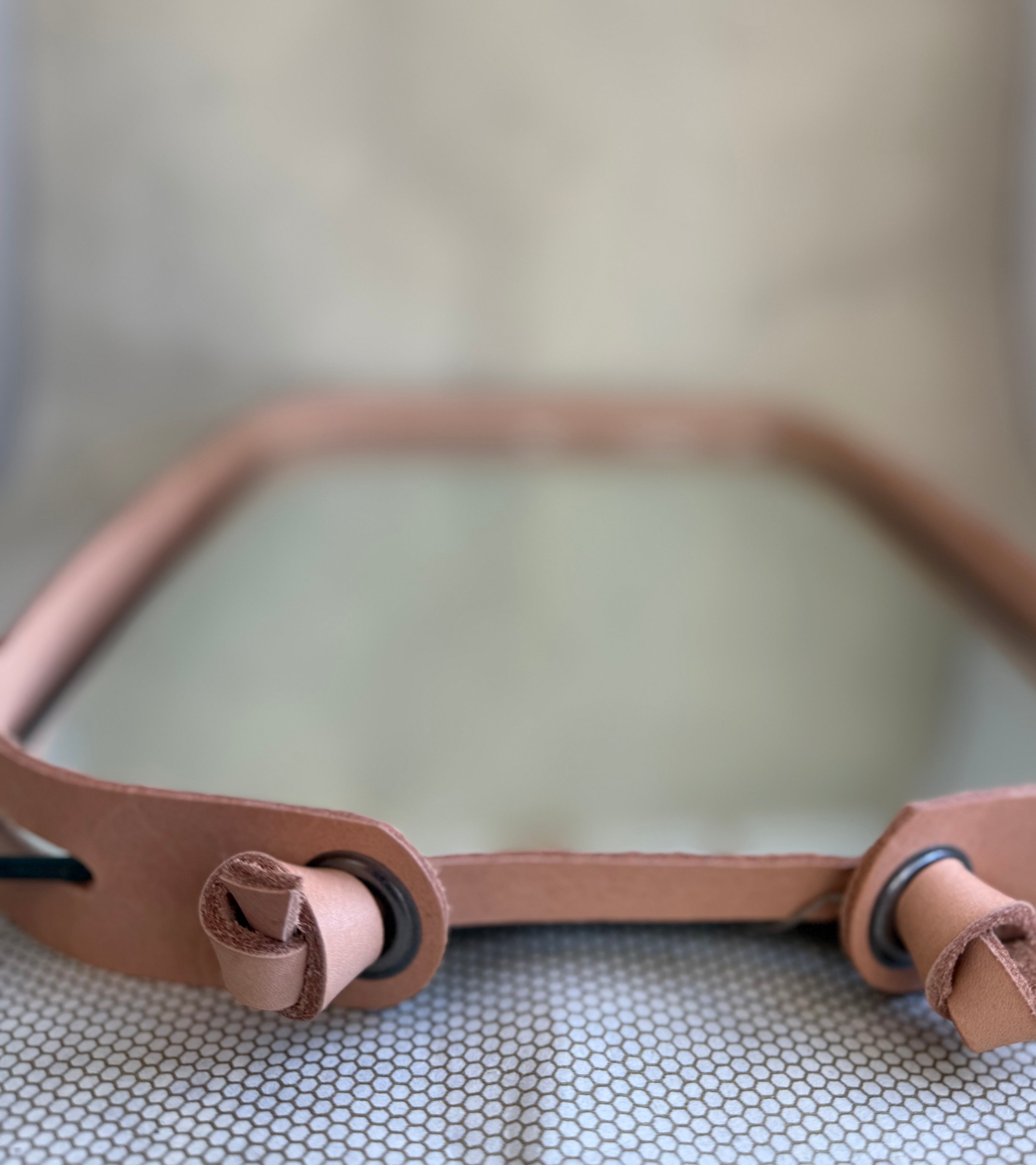 Dean Leather Accessories - Handcrafted  Mirror