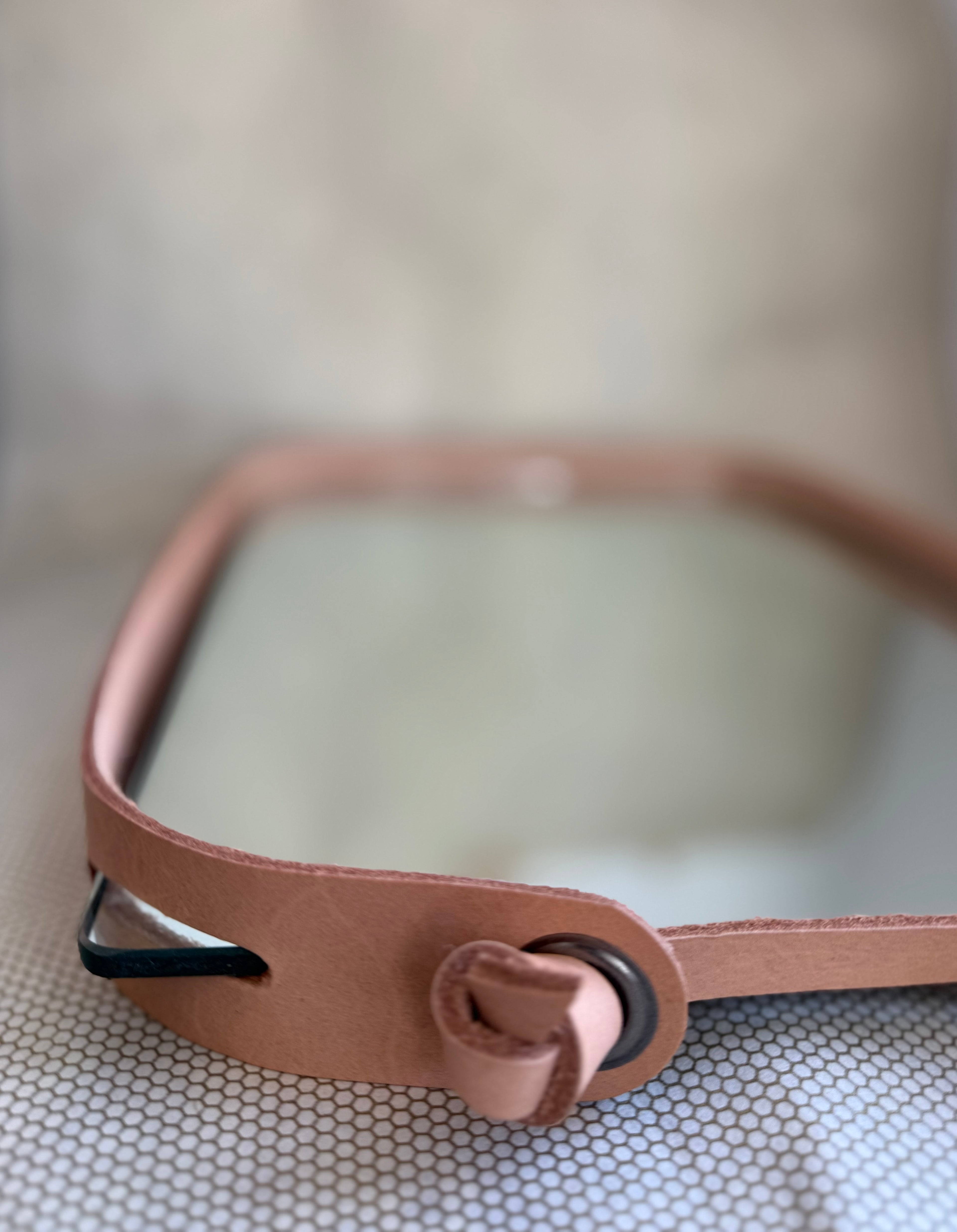 Dean Leather Accessories - Handcrafted  Mirror