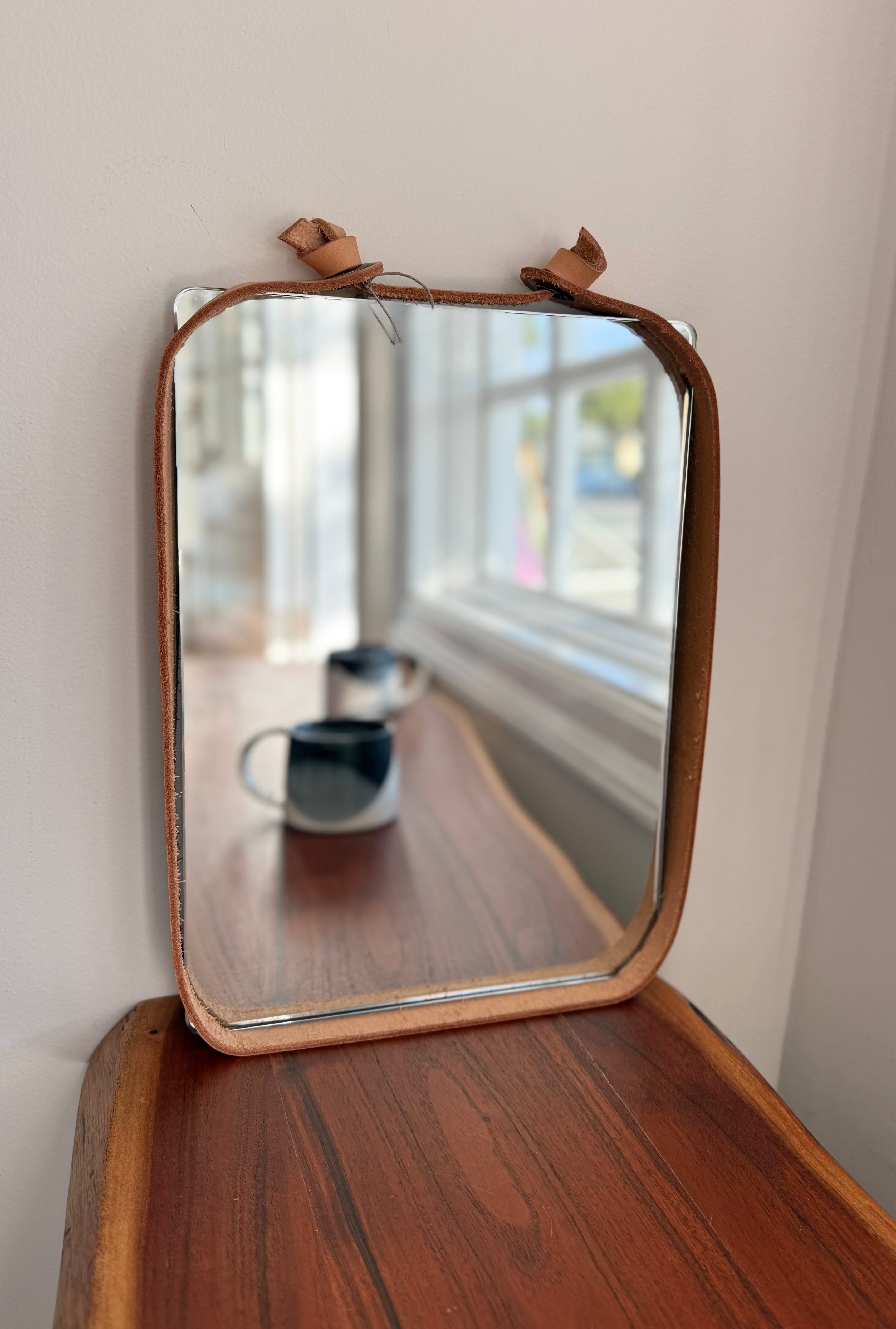 Dean Leather Accessories - Handcrafted  Mirror
