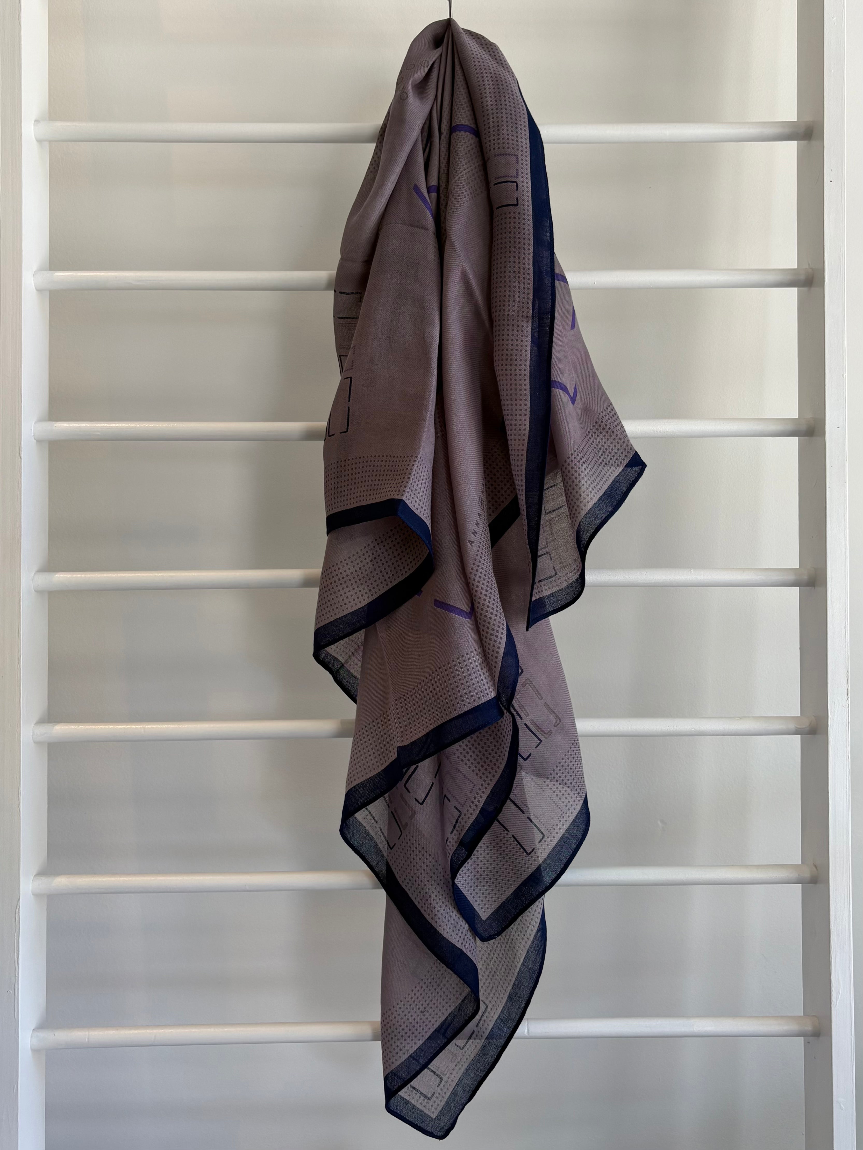 Anna Kaszer Renee Carre Scarf 50%cotton 50% viscose
