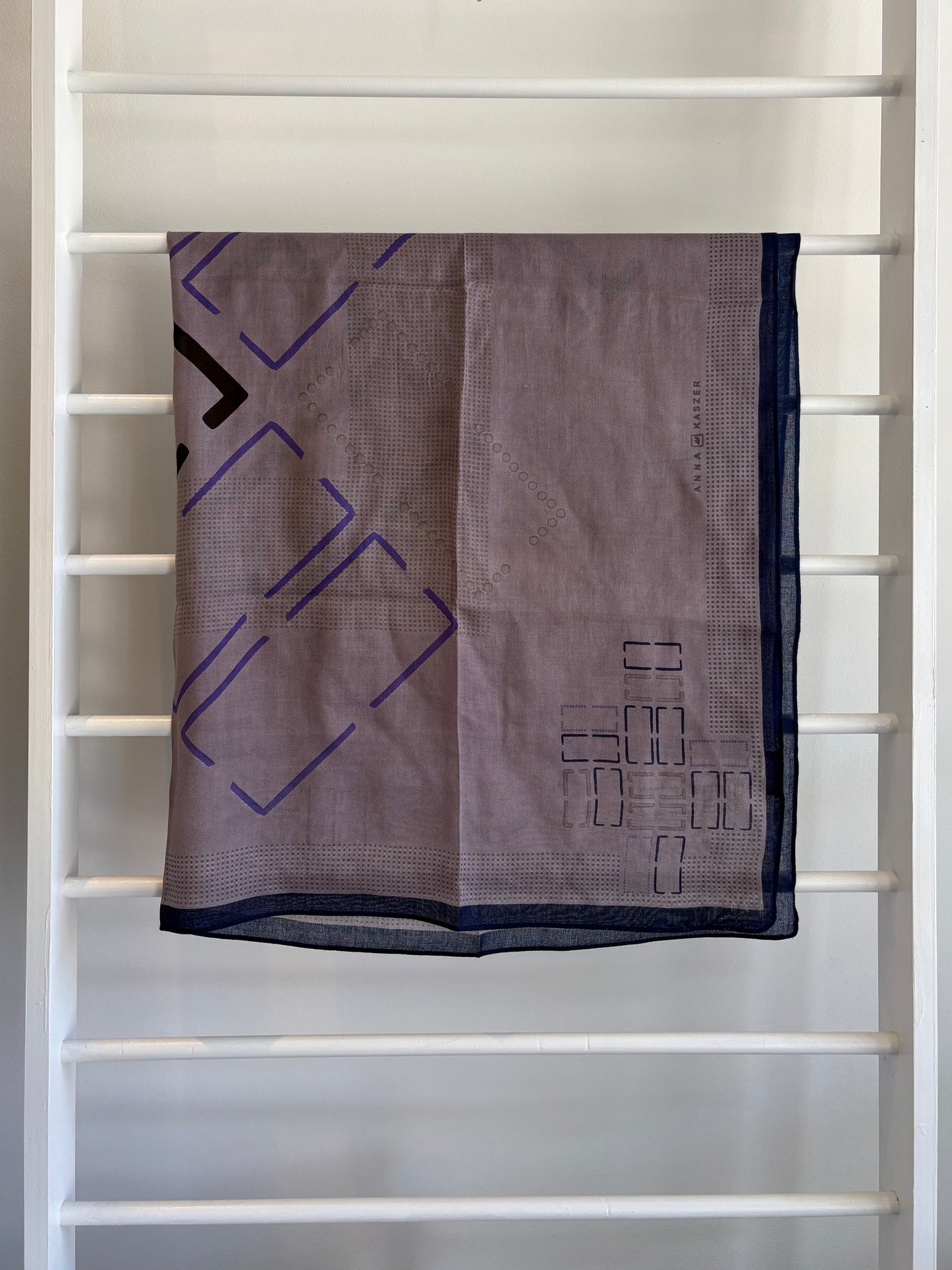 Anna Kaszer Renee Carre Scarf 50%cotton 50% viscose