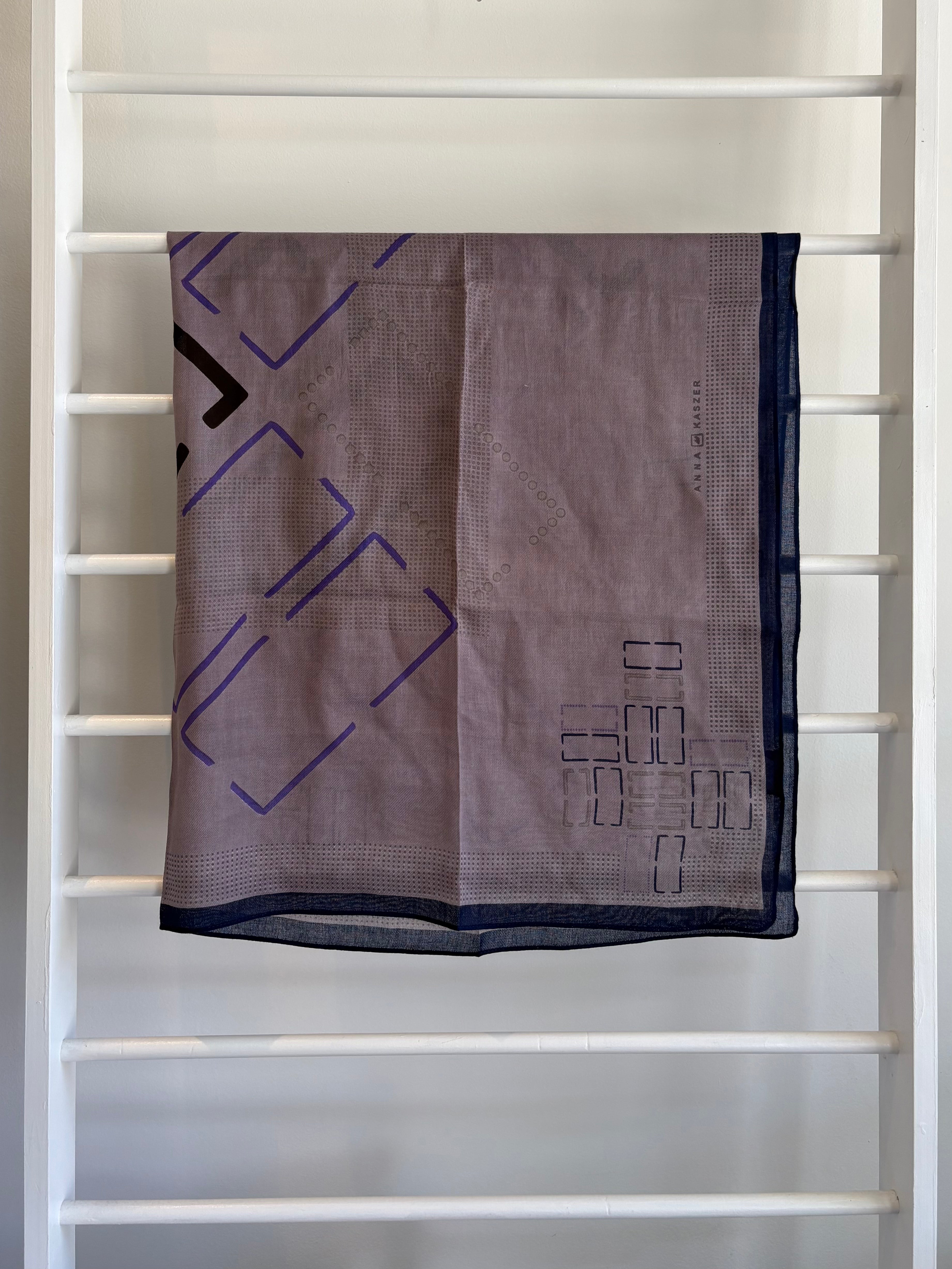 Anna Kaszer Renee Carre Scarf 50%cotton 50% viscose
