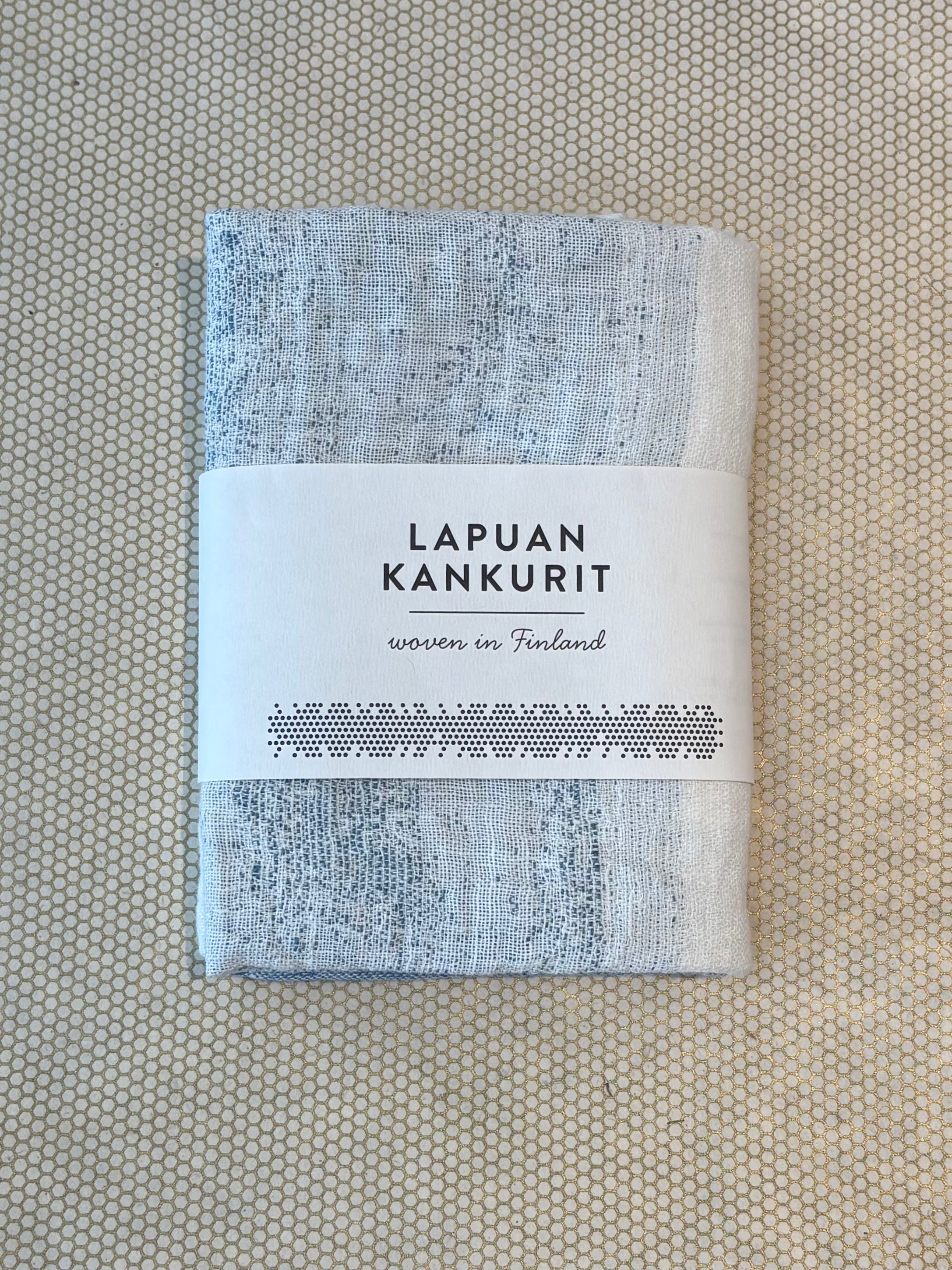 Lapuan Saari Dish Towel- White/Blue