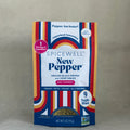 Spicewell New Pepper bag net weight 5oz (141g). Fair Trade, Plastic Free Fully Compostable Packaging.