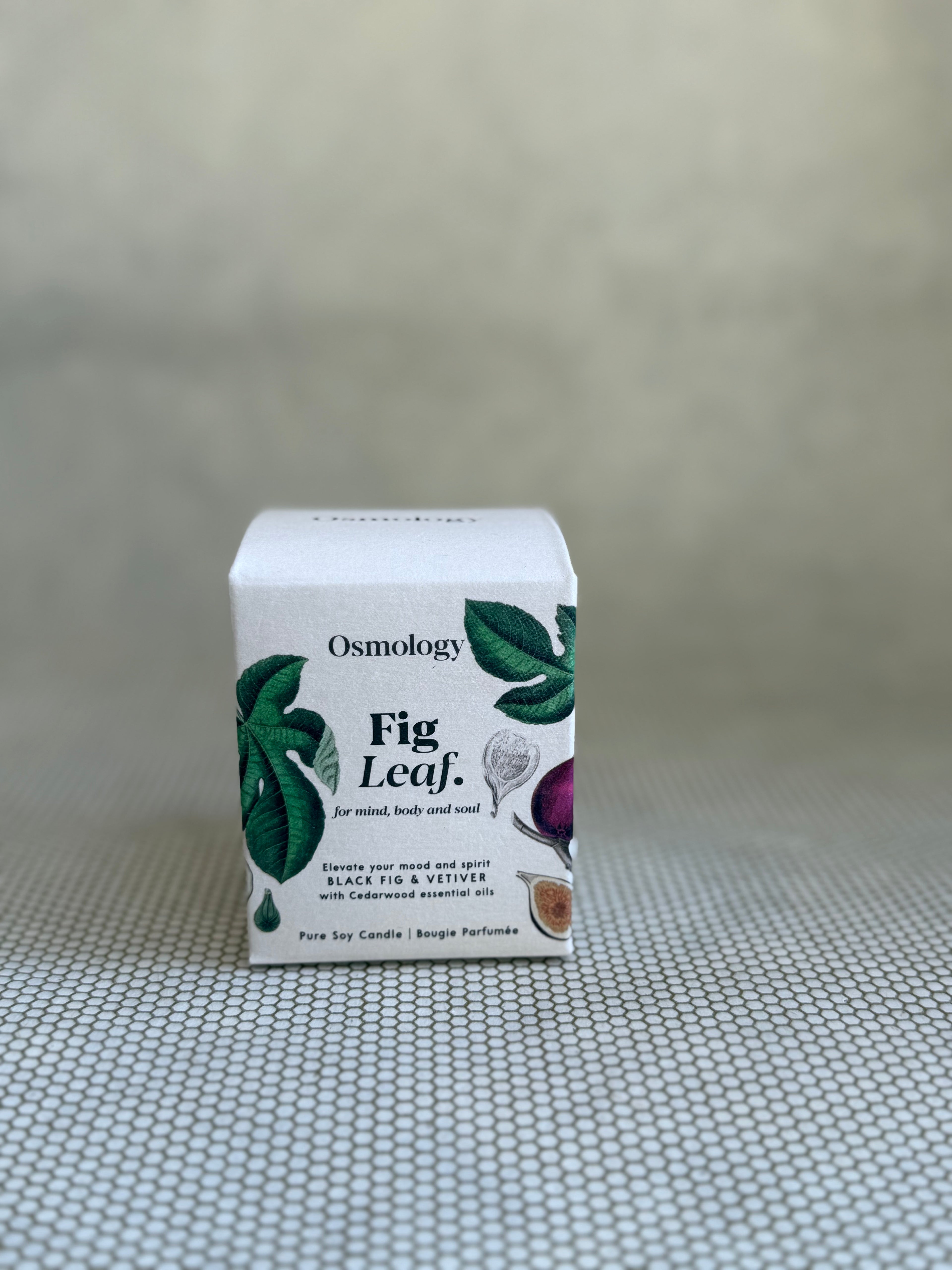 Osmology Fig Leaf Votive Candle