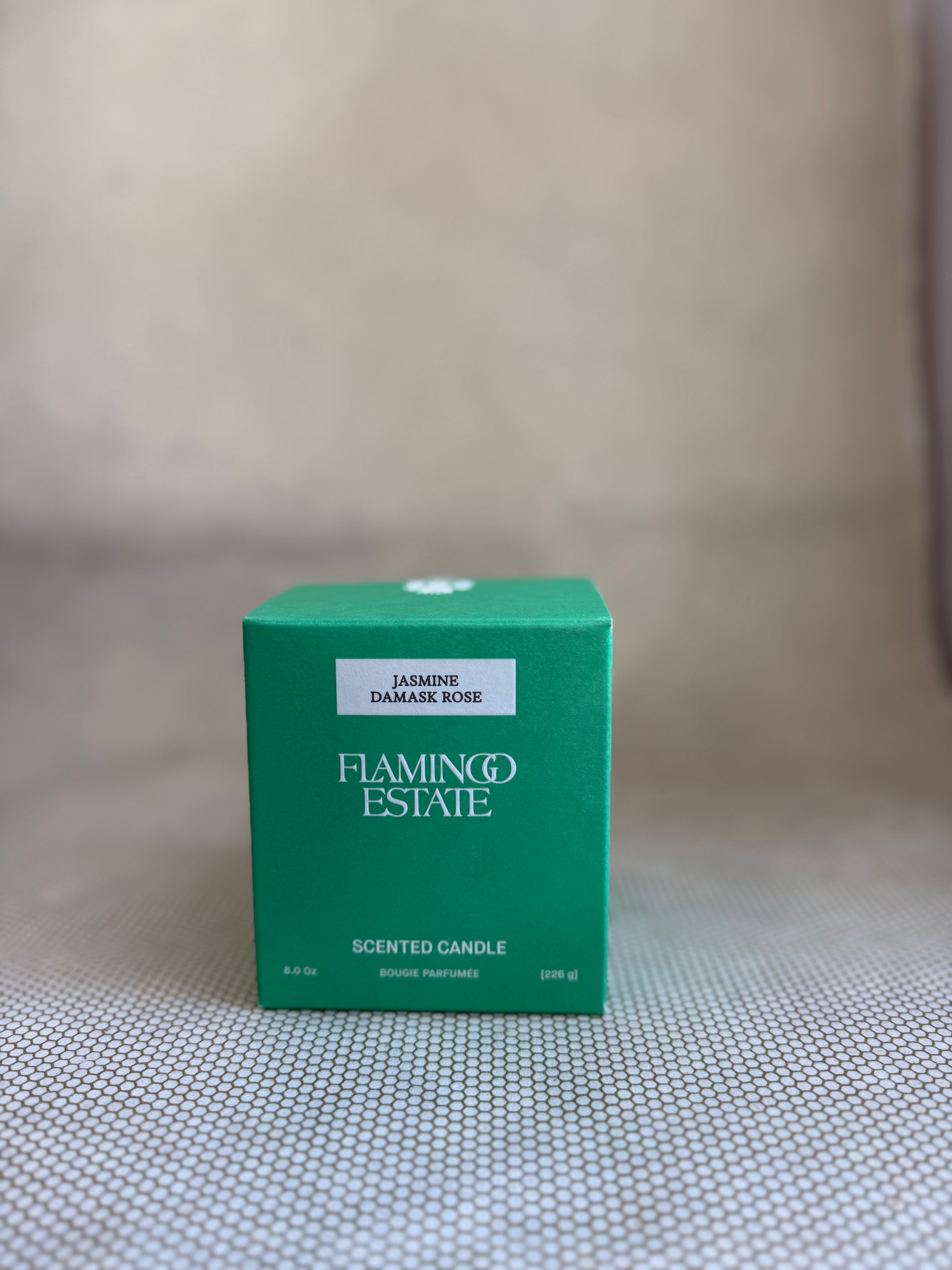 Flamingo Estate- Jasmine Damask Rose Candle