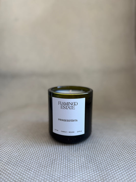 flamingo estate candle prinsesstarta Vegetable Wax Cotton Wick Recyclable Glass