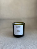 flamingo estate candle green goddess Vegetable Wax Cotton Wick Recyclable Glass