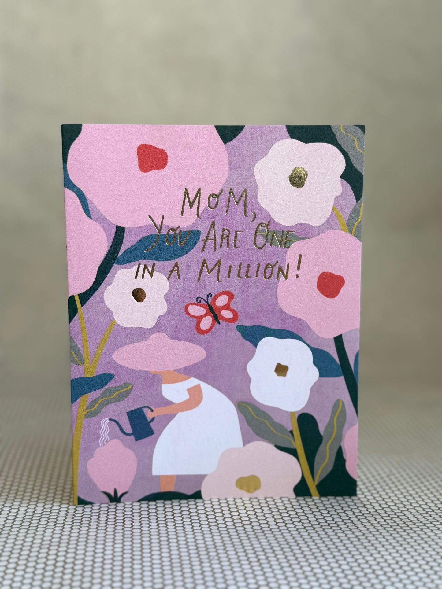Red Cap Card- Mom, you are one in a million