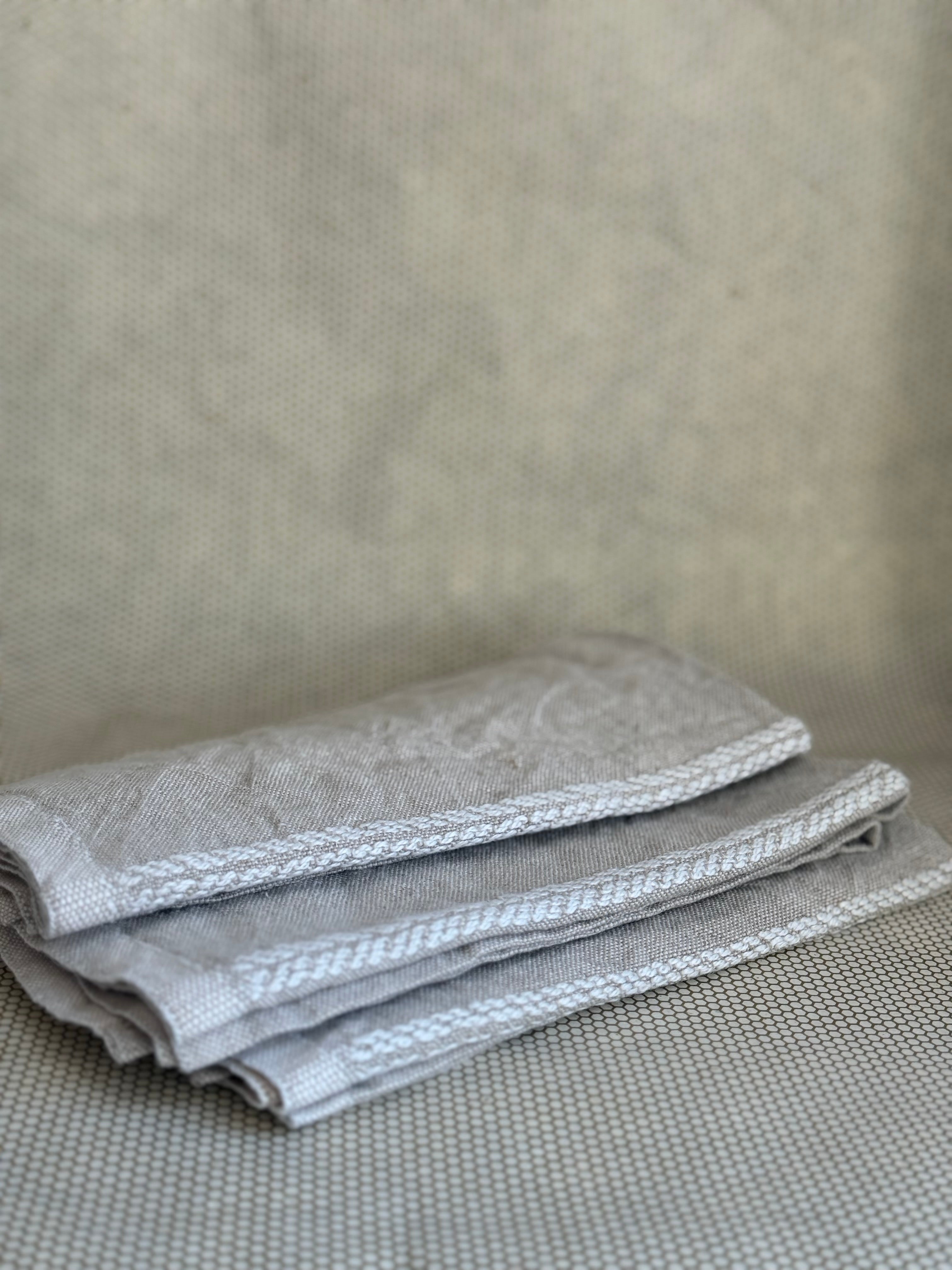 lapuan linen napkins embroidered woven in finland 