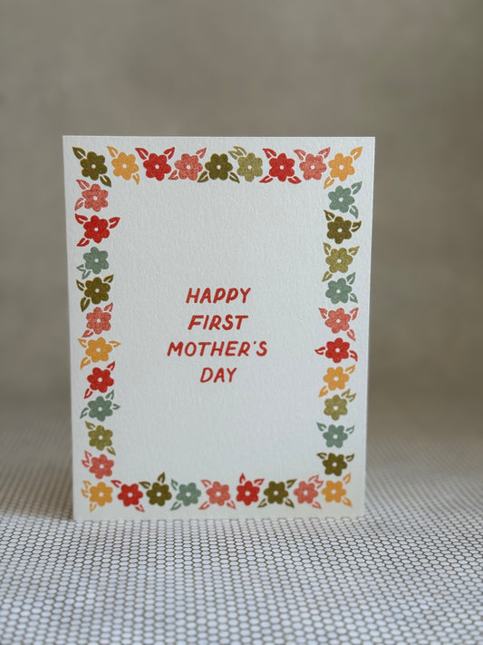 Wallflower Card - Happy First Mothers Day