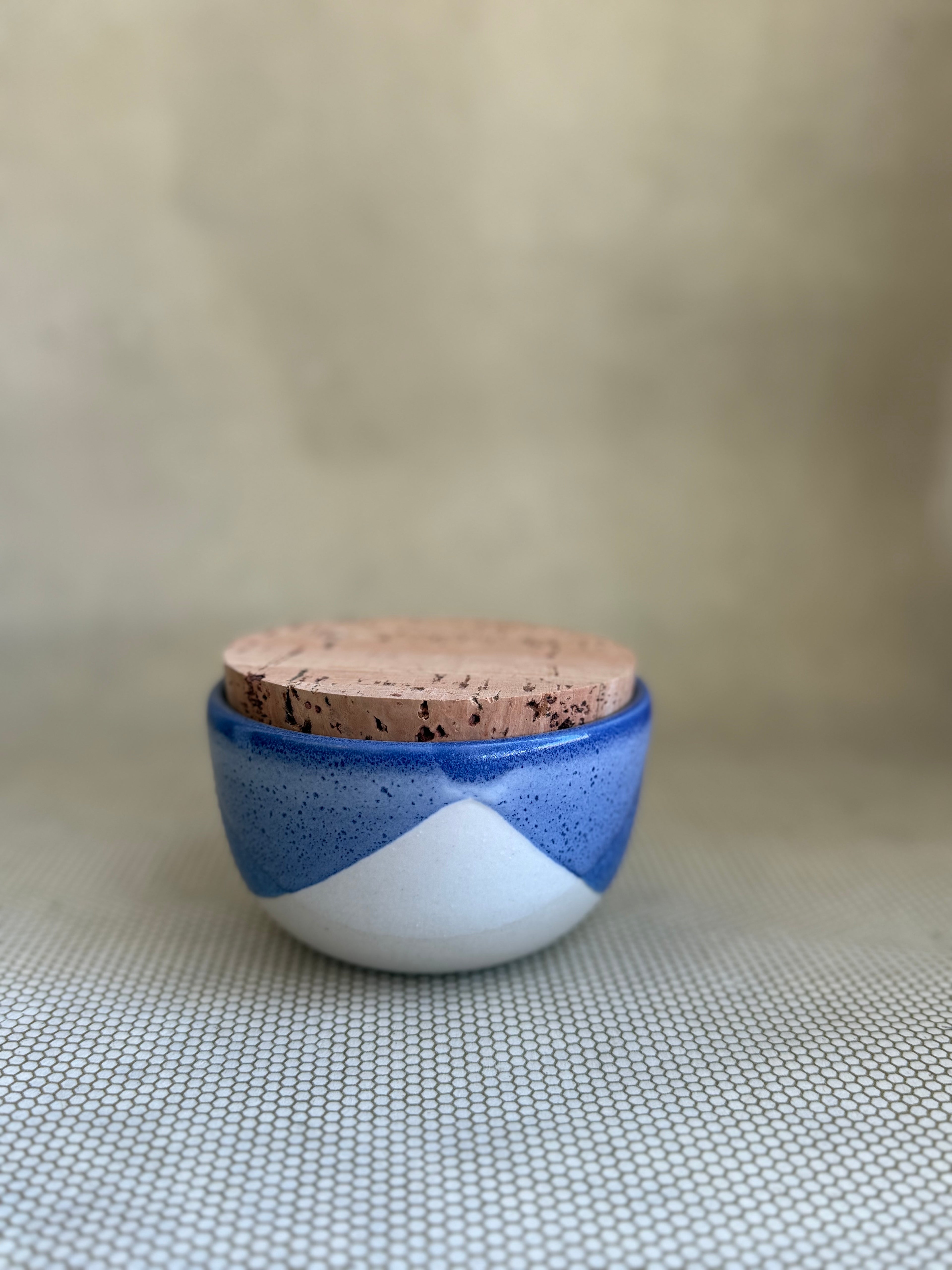 Fhar Ceramics - salt cellar sky