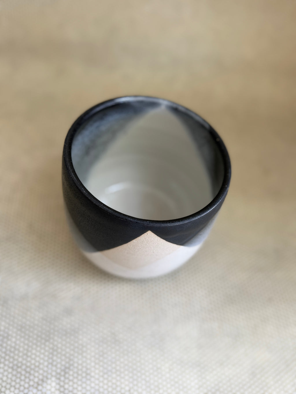 Fhar Ceramics - canister black and white