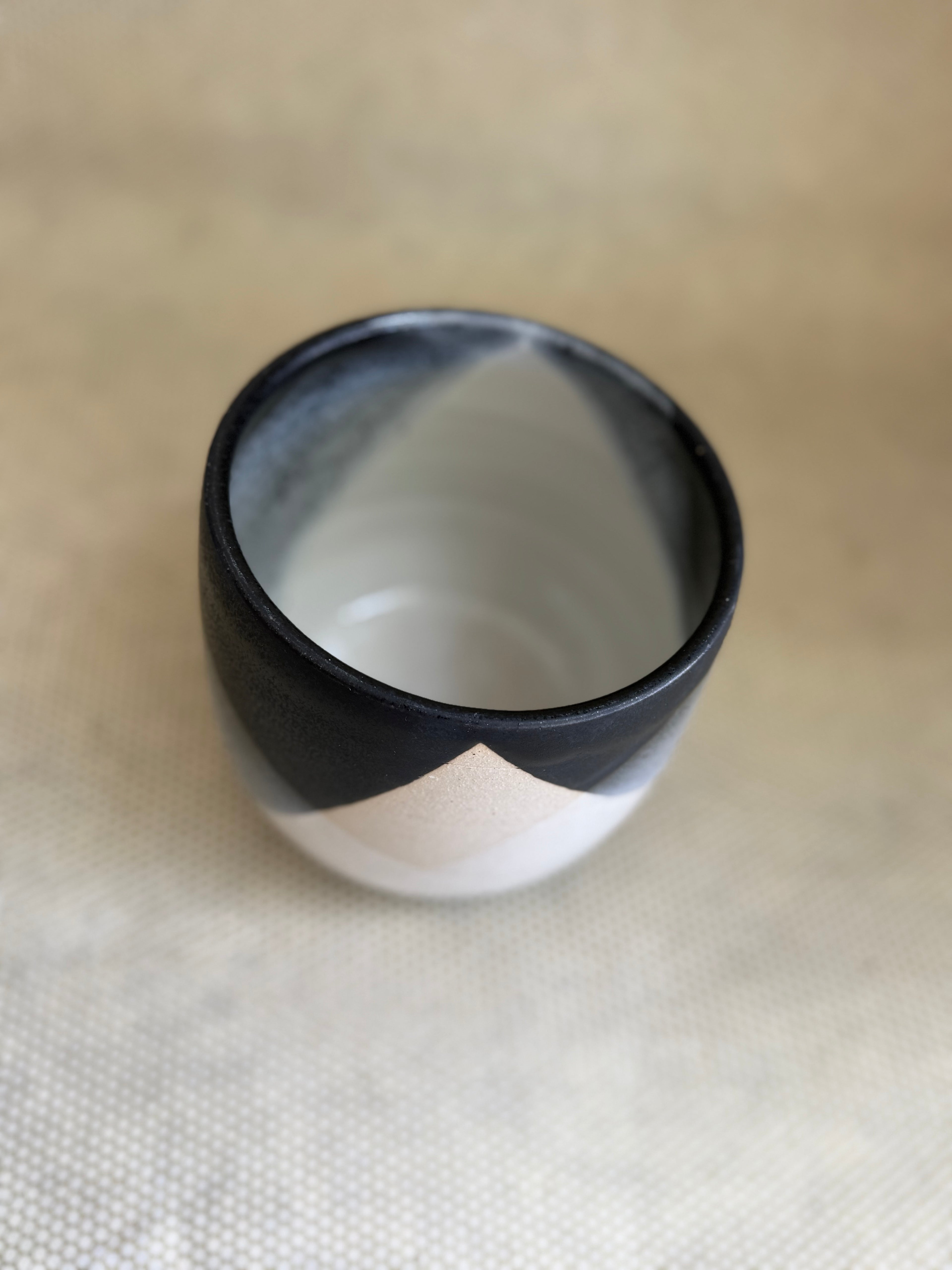 Fhar Ceramics - canister black and white