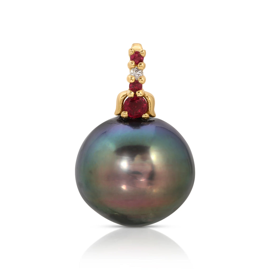 Danielle Morgan Jewelry - Black Tahitian Pearl Necklace