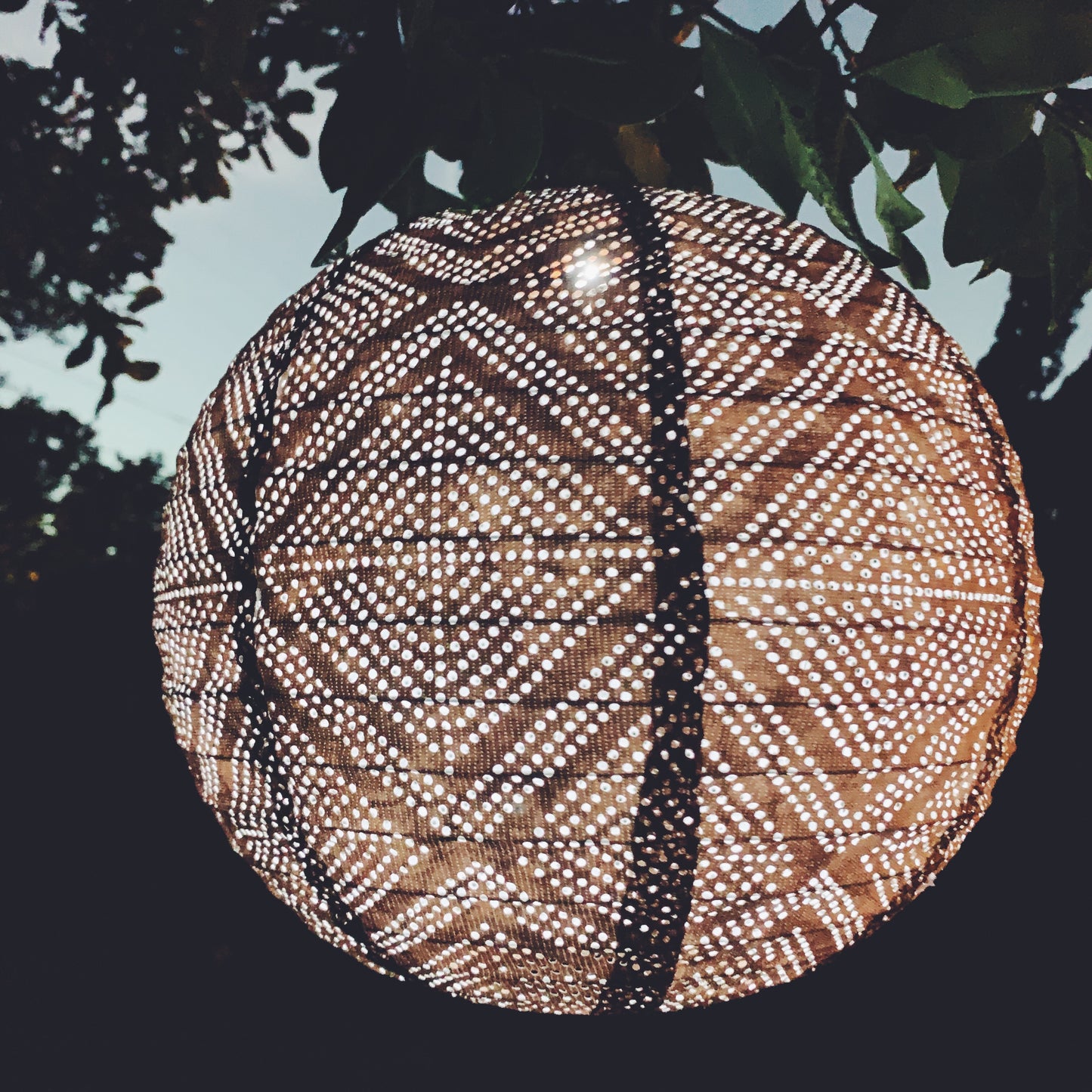 Soji Stella Globe Market Solar Lantern - 12 inch